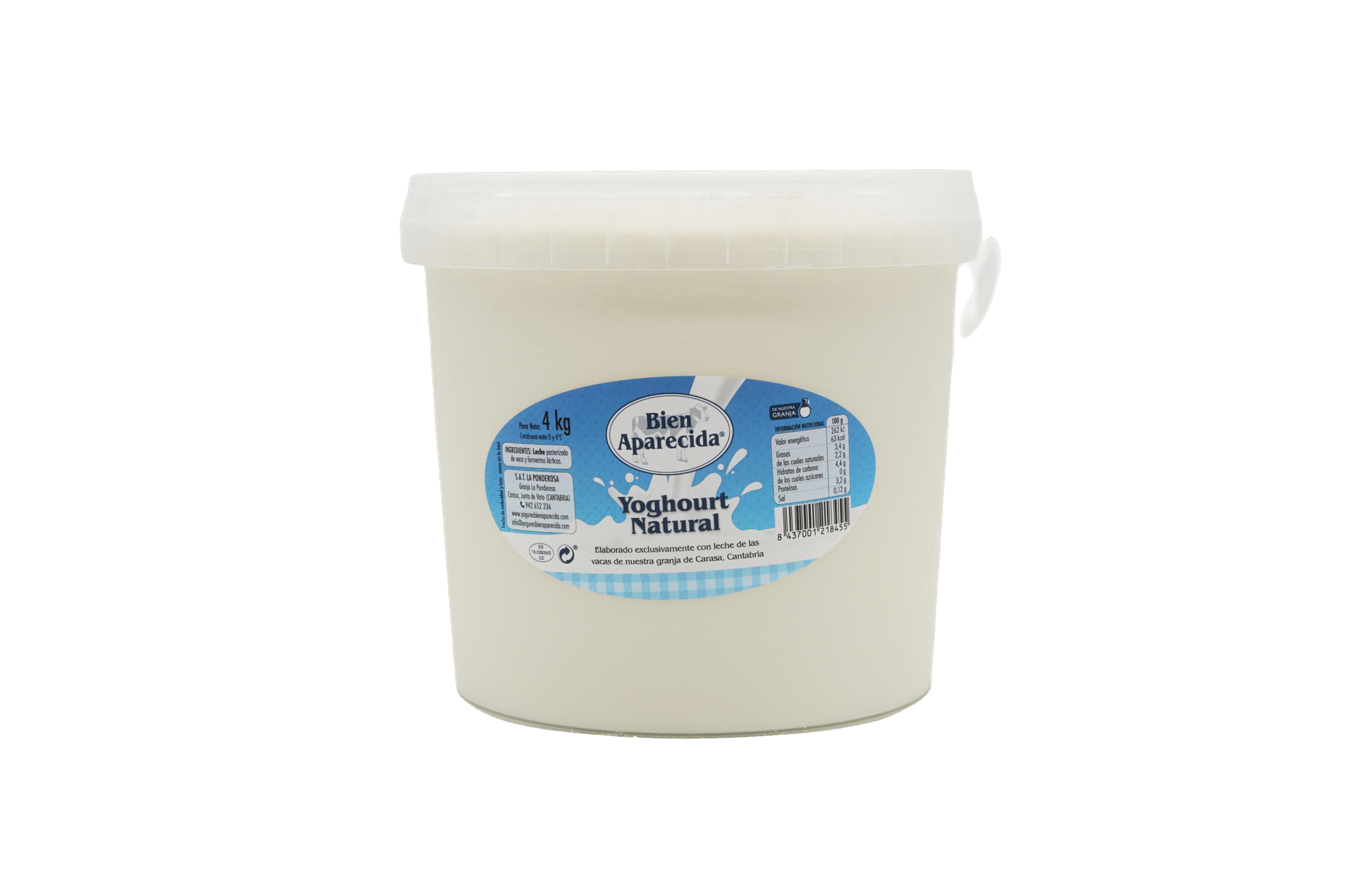 Yogur natural 4kg
